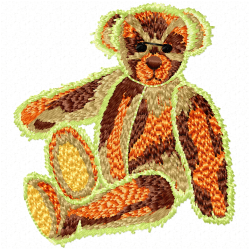 Teddy Embroidery Design 5